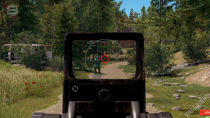 Rust Cheats gameplay screenshot 1 — ESP, aimbot, and hacks preview Rust Cheats gameplay screenshot 1 — ESP, aimbot, and hacks preview